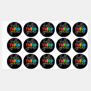 Hello Third Grade – Cute Colorful Back to School