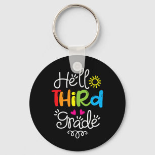 Hello Third Grade Fun 3rd Grade Byck To School Gif Key Ring