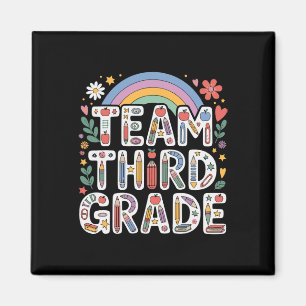Hello Third Grade Rainbow Teacher Clroom Back To S Magnet
