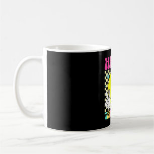 Hello third grade retro smile face back to school coffee mug