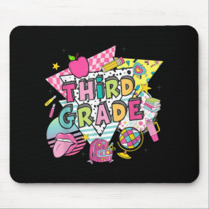 Hello Third Grade Shirt - Girls 3rd Grade Outfit, Mouse Pad