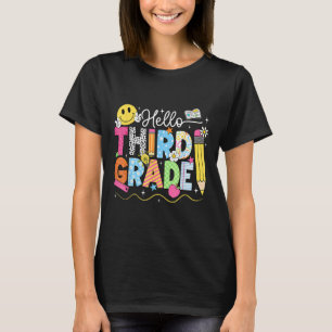 Hello Third Grade Team 3rd Grade Back To School Te T-Shirt