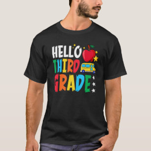 Hello Third Grade Team 3rd Grade Back To School Te T-Shirt