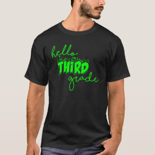 Hello Third Grade Team 3rd Grade Back To School Te T-Shirt