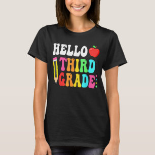 Hello Third Grade Team 3rd Grade Back To School Te T-Shirt