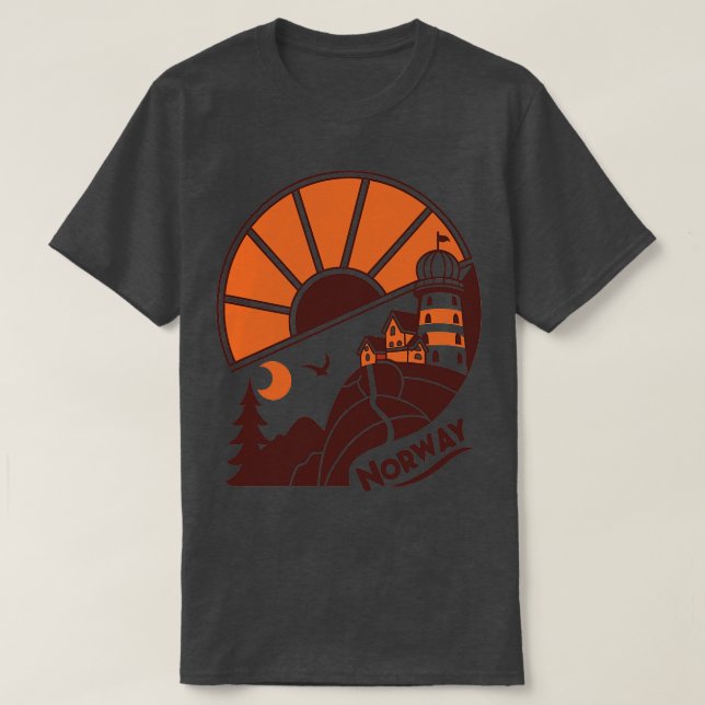 Hello To Norway T-Shirt (Design Front)