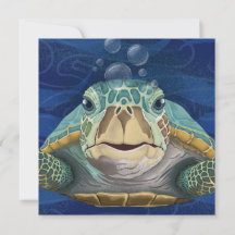 Hello Turtle Greeting Card