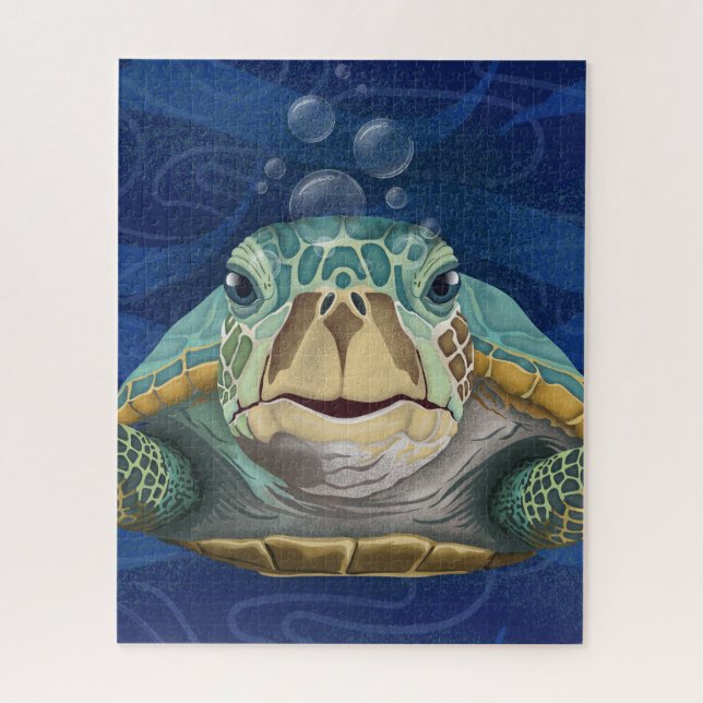 Hello Turtle Jigsaw Puzzle (Vertical)