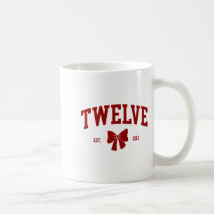 Hello Twelve Est 2013 Coquette Bow Happy 12th Birt Coffee Mug