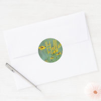 Hello Typography Yellow Wildflower Photograph