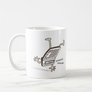 Hello (Upside Down Calculator trick) Funny Retro Coffee Mug