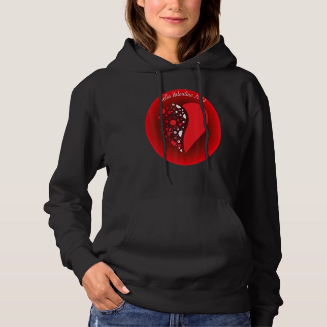 Hello Valentine 2023 Valentine Graphic Designs Val Hoodie (Front)