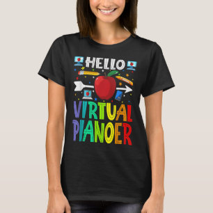 Hello Virtual Piano Back To School T-Shirt