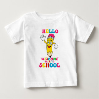 hello welcome back to school  baby T-Shirt