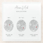 Hello, Will You, I Do Custom Elegent Map 