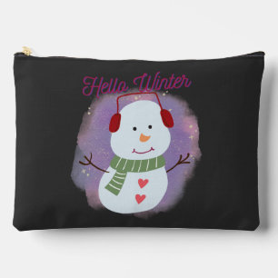 hello winter accessory pouch