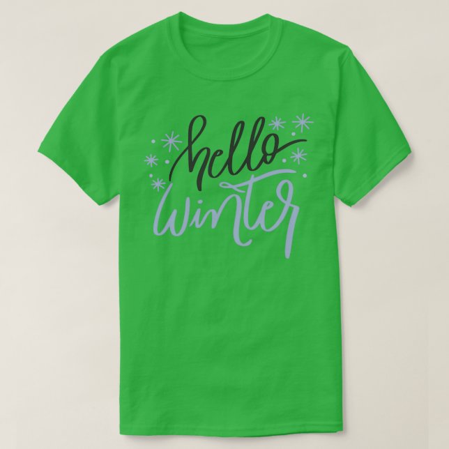 Hello Winter T-Shirt (Design Front)