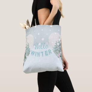 Hello Winter  Tote Bag