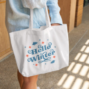 Hello Winter Tote Bag
