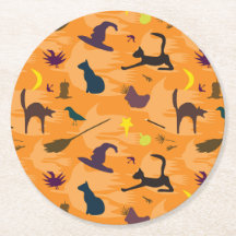 Hello Witch - seamless Halloween pattern.