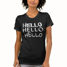 HELLO Women's Bella Canvas Fine Jersey T-Shirt