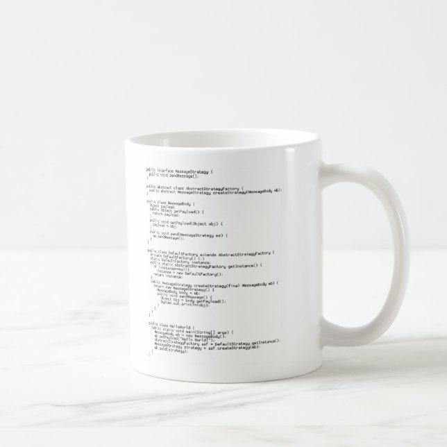 Hello World! Coffee Mug (Right)