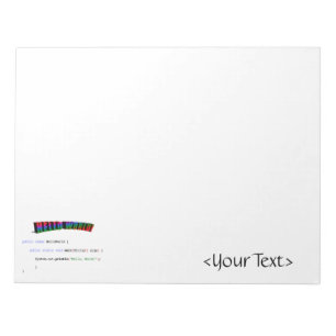 Hello World geek greeting Java Notepad
