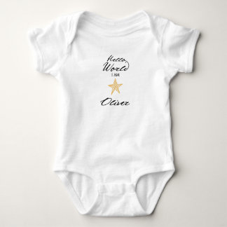 Hello World I am..., Personalized Names Baby Bodie Bodysuit