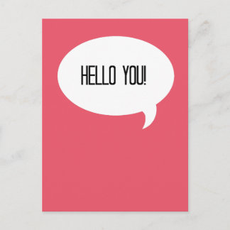 Hello you! postcard