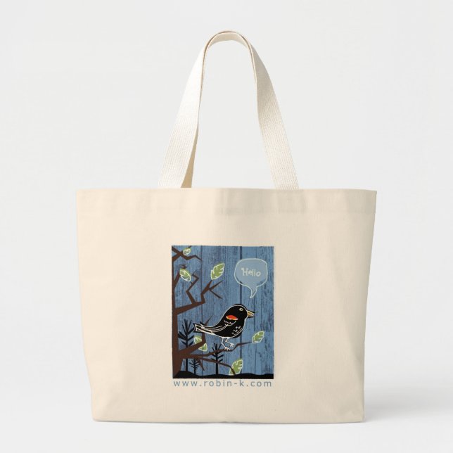 Hellobird Large Tote Bag (Front)