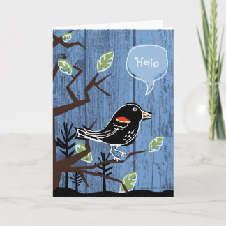 Helloblackbird Card