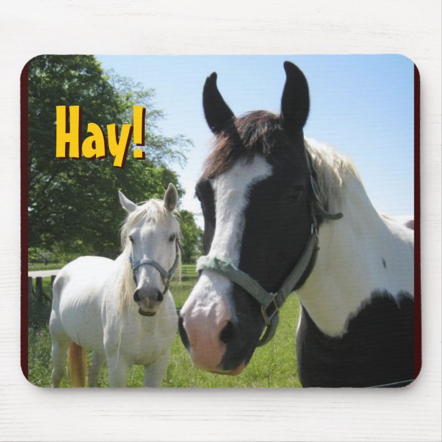 hellofriends, Hay!, Hay! Mouse Pad (Front)