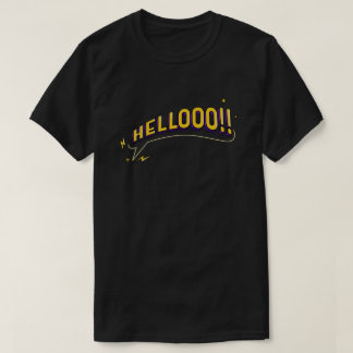 HELLOOO!! T-Shirt – Black