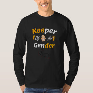 Helloween Keeper Of The Gender Reveal Baby Announc T-Shirt