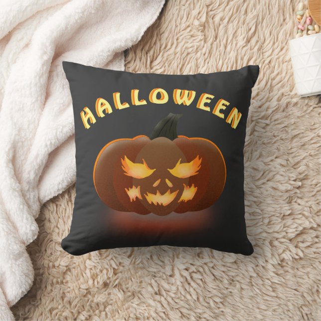 Helloween Pumpkin Cushion (Blanket)