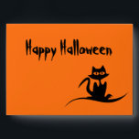 Helloween scary cat envelopes<br><div class="desc">This is beautiful Orange happy Halloween Scarry cat background envelope. Text and design can be customised for any envelope. It is Perfect for all special occasions. Purple Glitter Faux confetti envelope to match your wedding/anniversary/birthday invitation cards.</div>