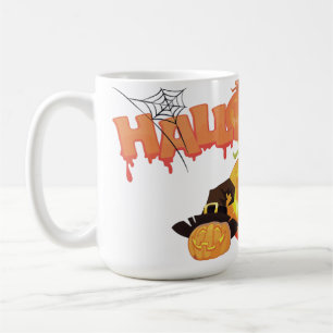 Helloween two-tone orange coffee mug
