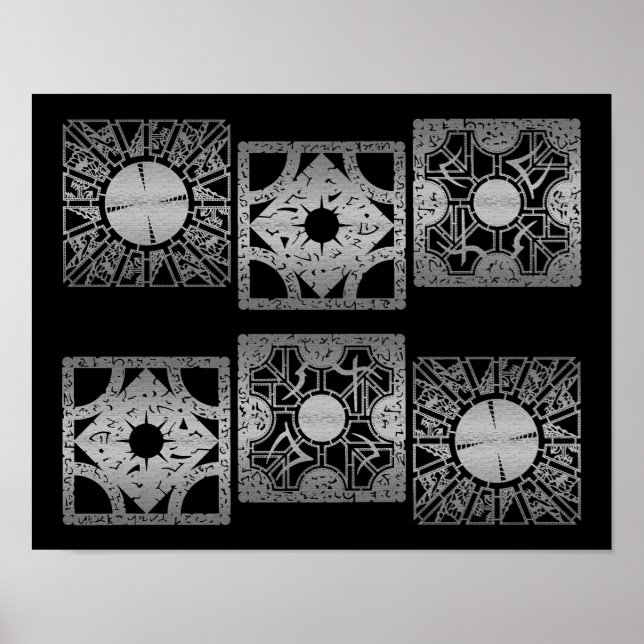 Hellraiser Puzzle Box Deconstructed Poster (Front)