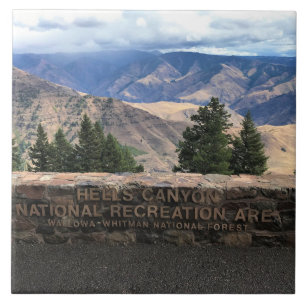 Hells Canyon Scenic Byway, OR Ceramic Tile