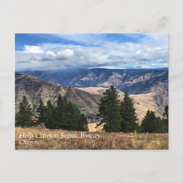 Hells Canyon Scenic Byway, OR Postcard (Front)