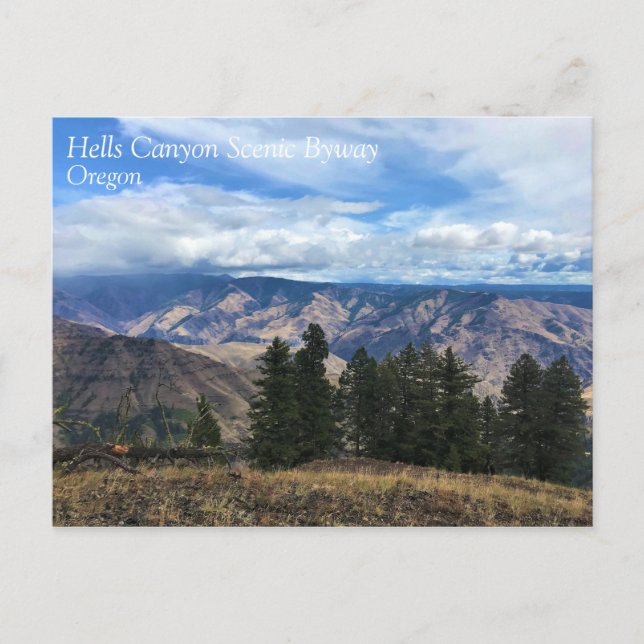 Hells Canyon Scenic Byway, OR Postcard (Front)