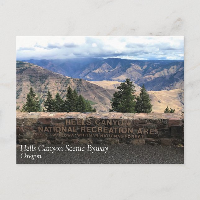 Hells Canyon Scenic Byway, OR Postcard (Front)
