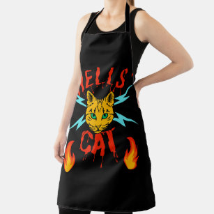 Hells' Cat apron