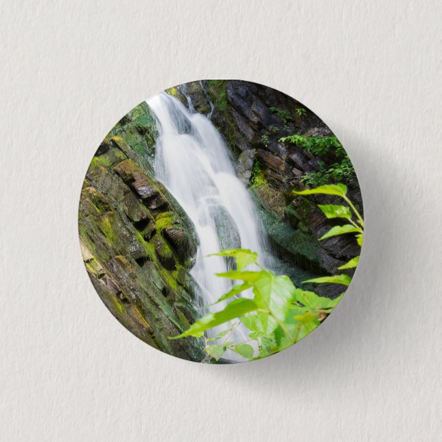 Hell's Gate Canyon waterfall 3 Cm Round Badge (Front)