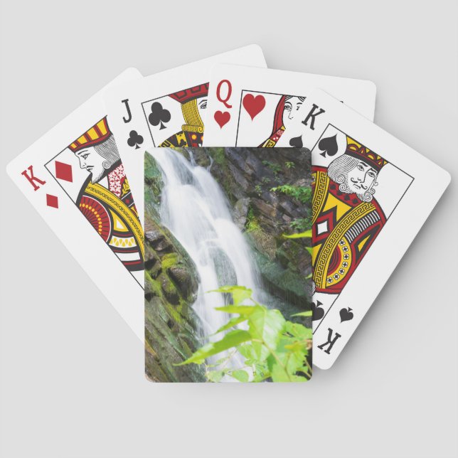 Hell's Gate Canyon waterfall Playing Cards (Back)