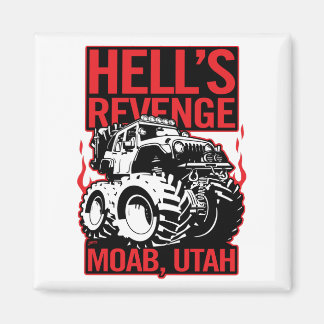 Hell's Revenge Moab Utah Off Road 4x4 Adventure Magnet