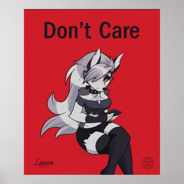 Helluva Boss Loona Dope Fanart Poster (Front)