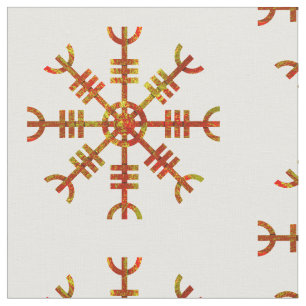 Helm Of Awe Ancient Norse Design Fabric
