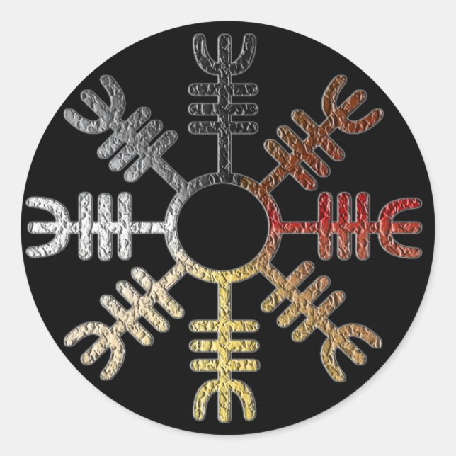 Helm of Awe Bear Pride Sticker (Front)