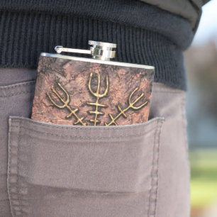Helm of Awe Hip Flask